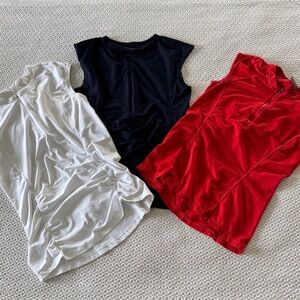 Women's Athleta Sleeveless Tops - red, white, and blue